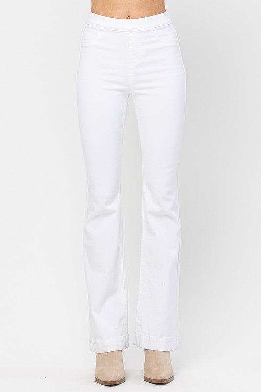 Jelly Jeans Pull On Flare JJ3025- WHT - Mercantile213