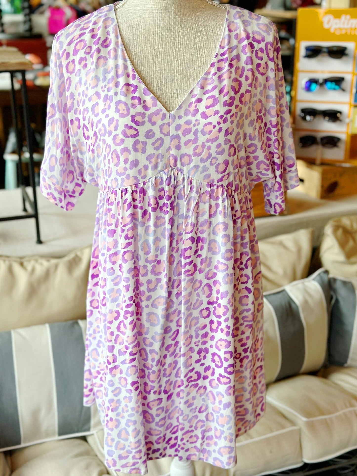 Lavender Blush Woven Dress - Mercantile213