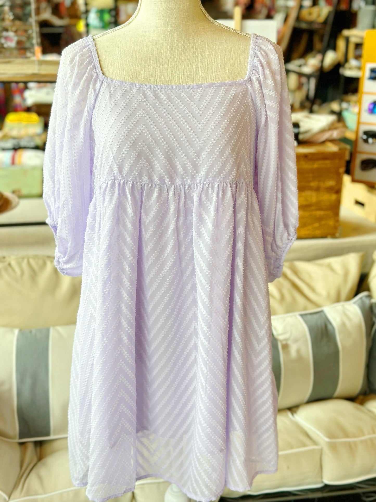 Lavender Dreams Babydoll Dress - Mercantile213