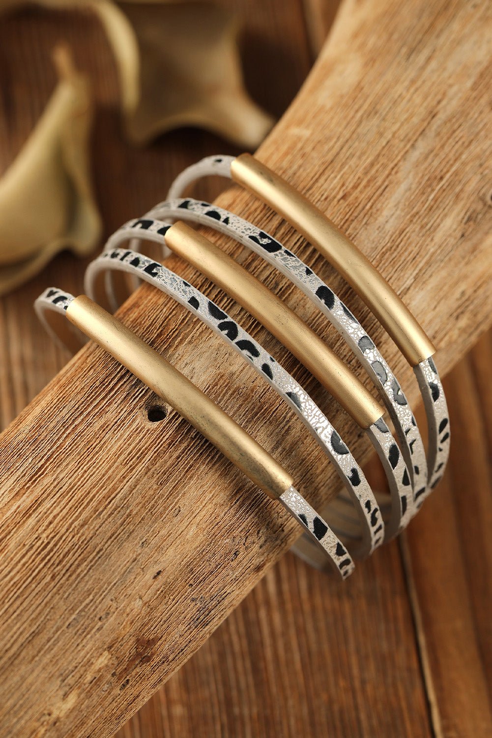 Leopard Magnetic Buckle Bracelet - Mercantile213