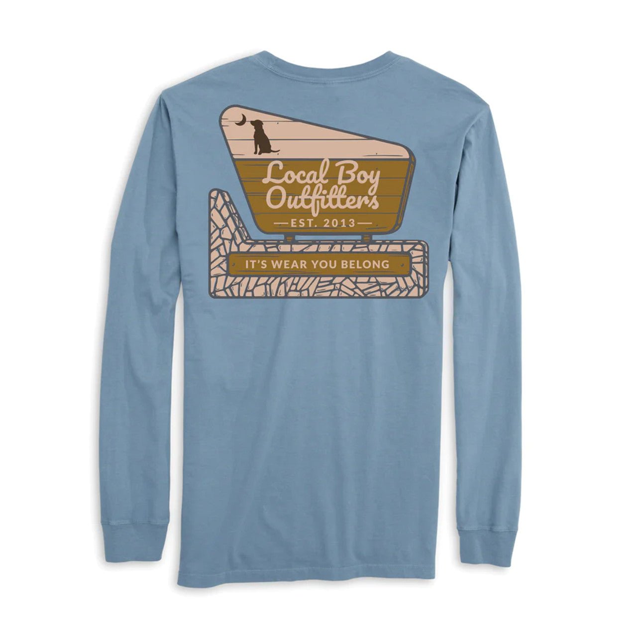 Local Boy LS Parks N' Rec- Slate - Mercantile213