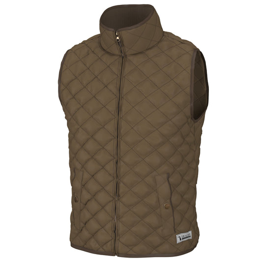 Local Boy Quilted Vest- Brown - Mercantile213