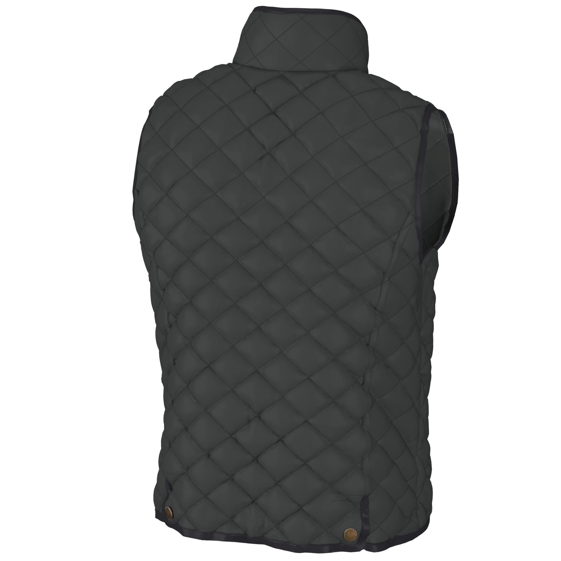 Local Boy Quilted Vest- Charcoal - Mercantile213