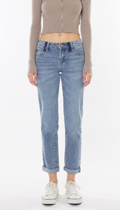 Midrise Boyfriend Jeans KC70002M - Mercantile213