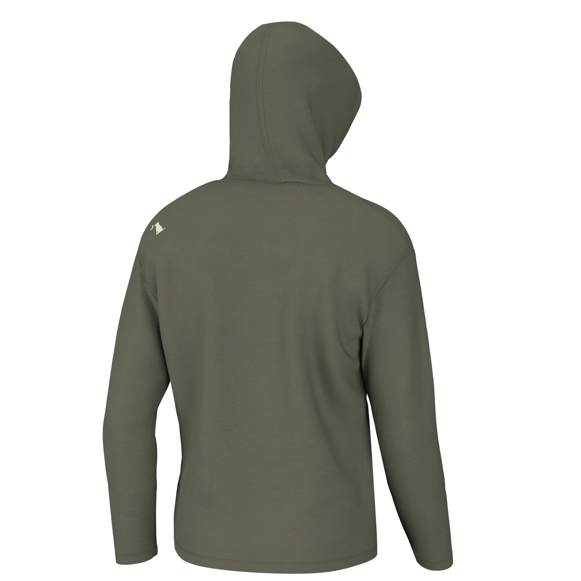 Poly Fleece Hoodie- Olive/Localflage OD - Mercantile213