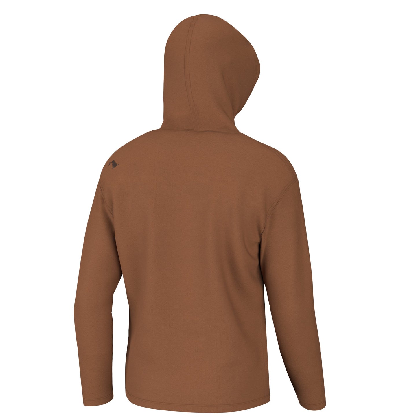 Poly Fleece Hoodie- Rust/Brown - Mercantile213