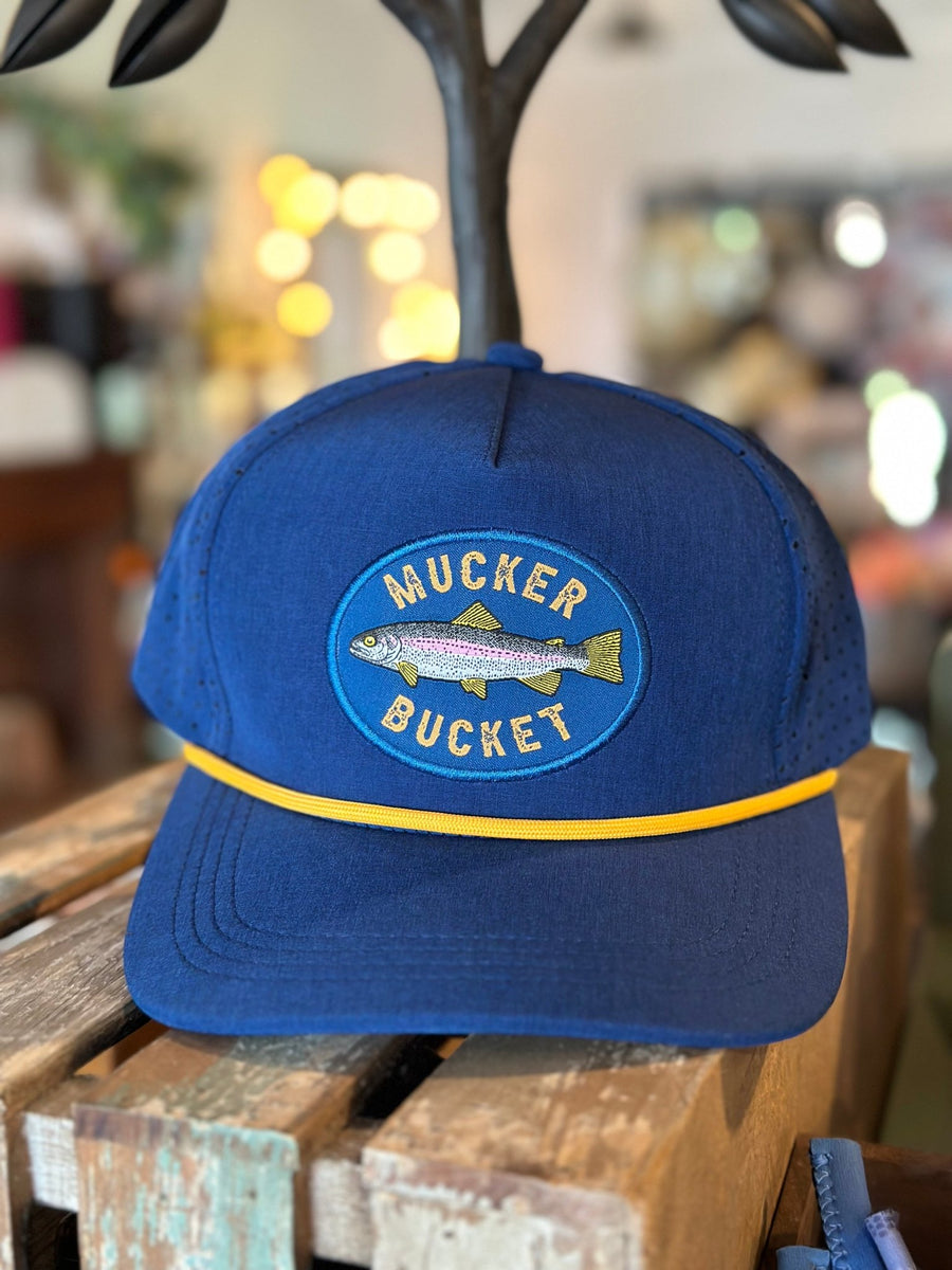 Rainbow Trout Rope Hat- Blue - Mercantile213
