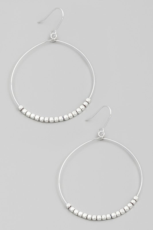 Silver Circle Bead - Mercantile213