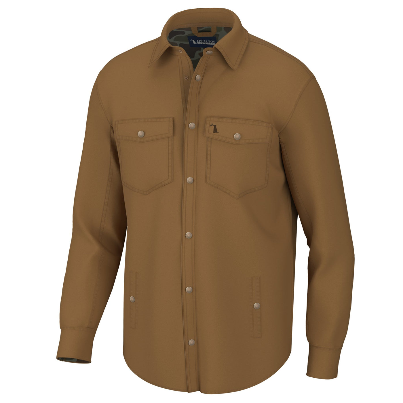 Sportsman Shacket- Rustic Oak - Mercantile213