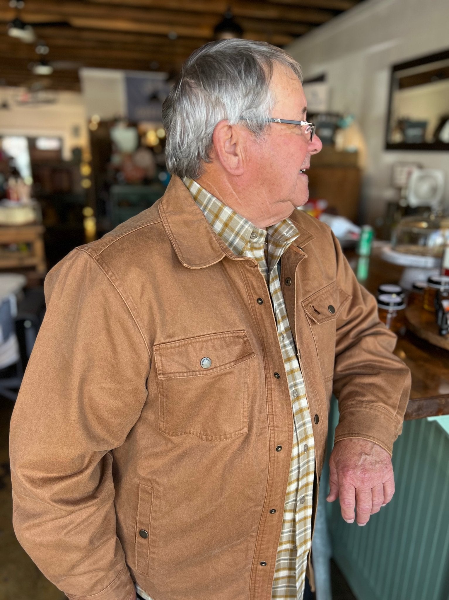 Sportsman Shacket- Rustic Oak - Mercantile213