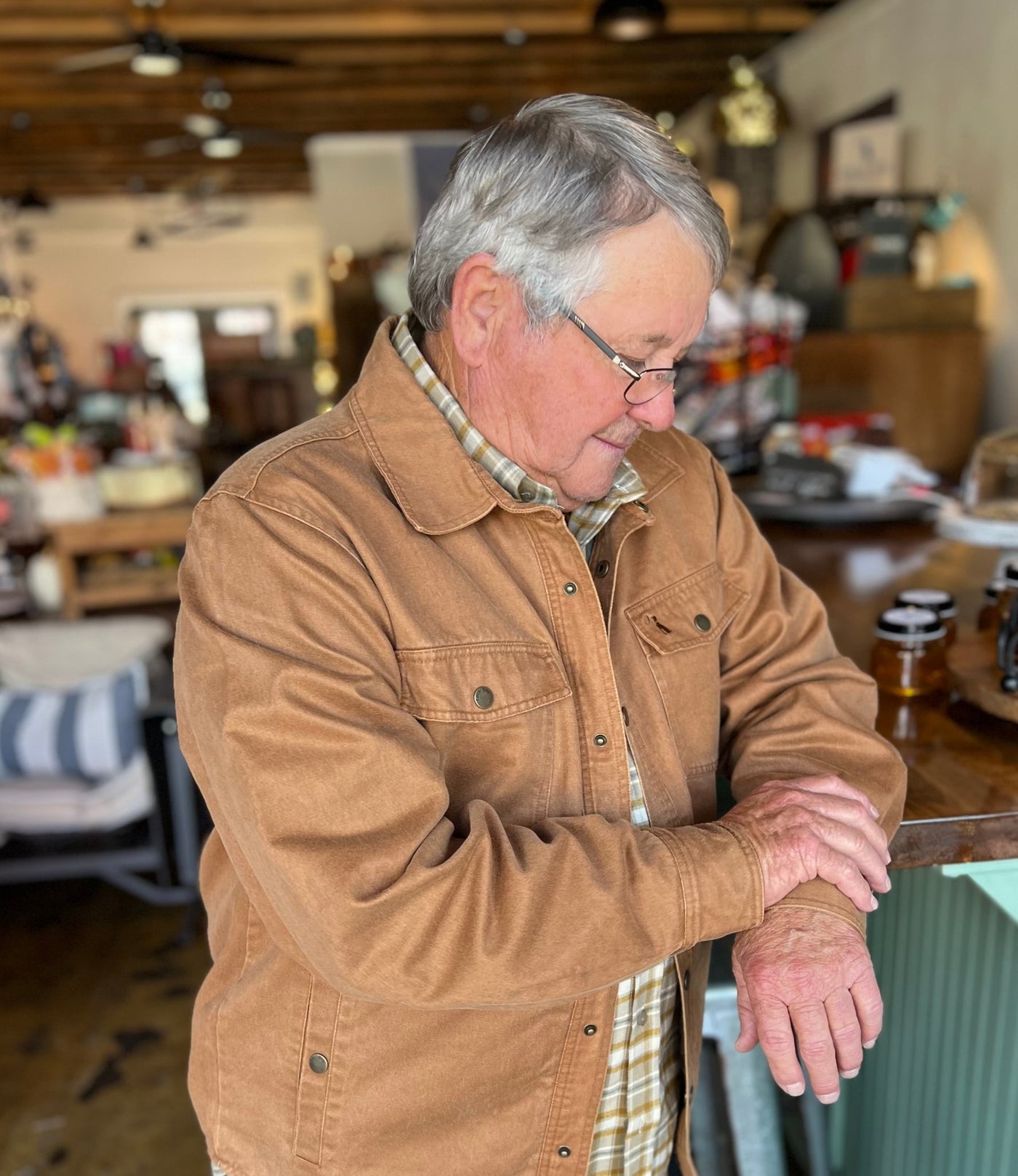 Sportsman Shacket- Rustic Oak - Mercantile213