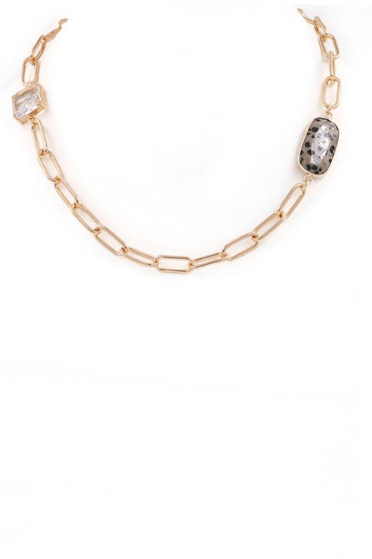 Stone Pendant Necklace - Mercantile213