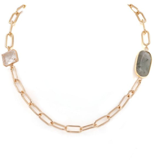 Stone Pendant Necklace - Mercantile213