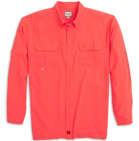 The Beaufort Long Sleeve: Coral - Mercantile213