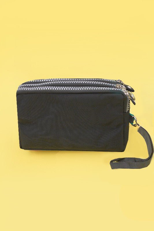 Triple Zip Wristlet Wallet - Mercantile213