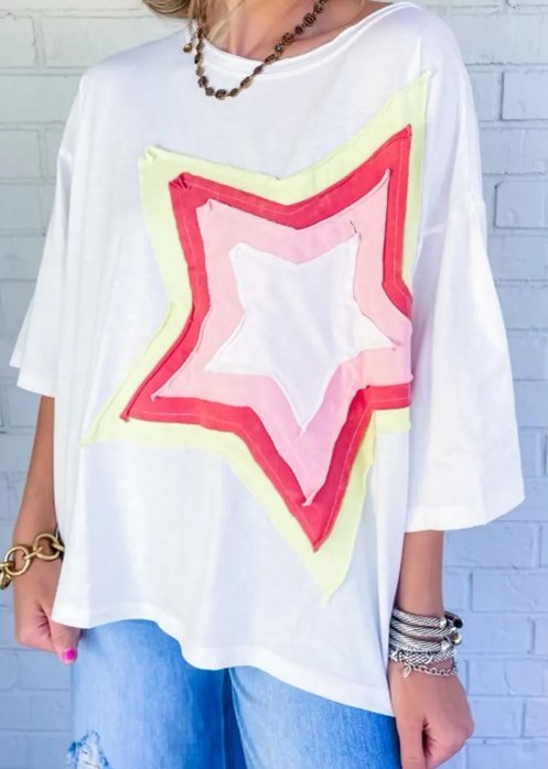 White Star Patch Tee - Mercantile213