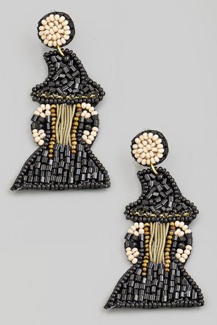 Witch Beaded Earrings - Mercantile213