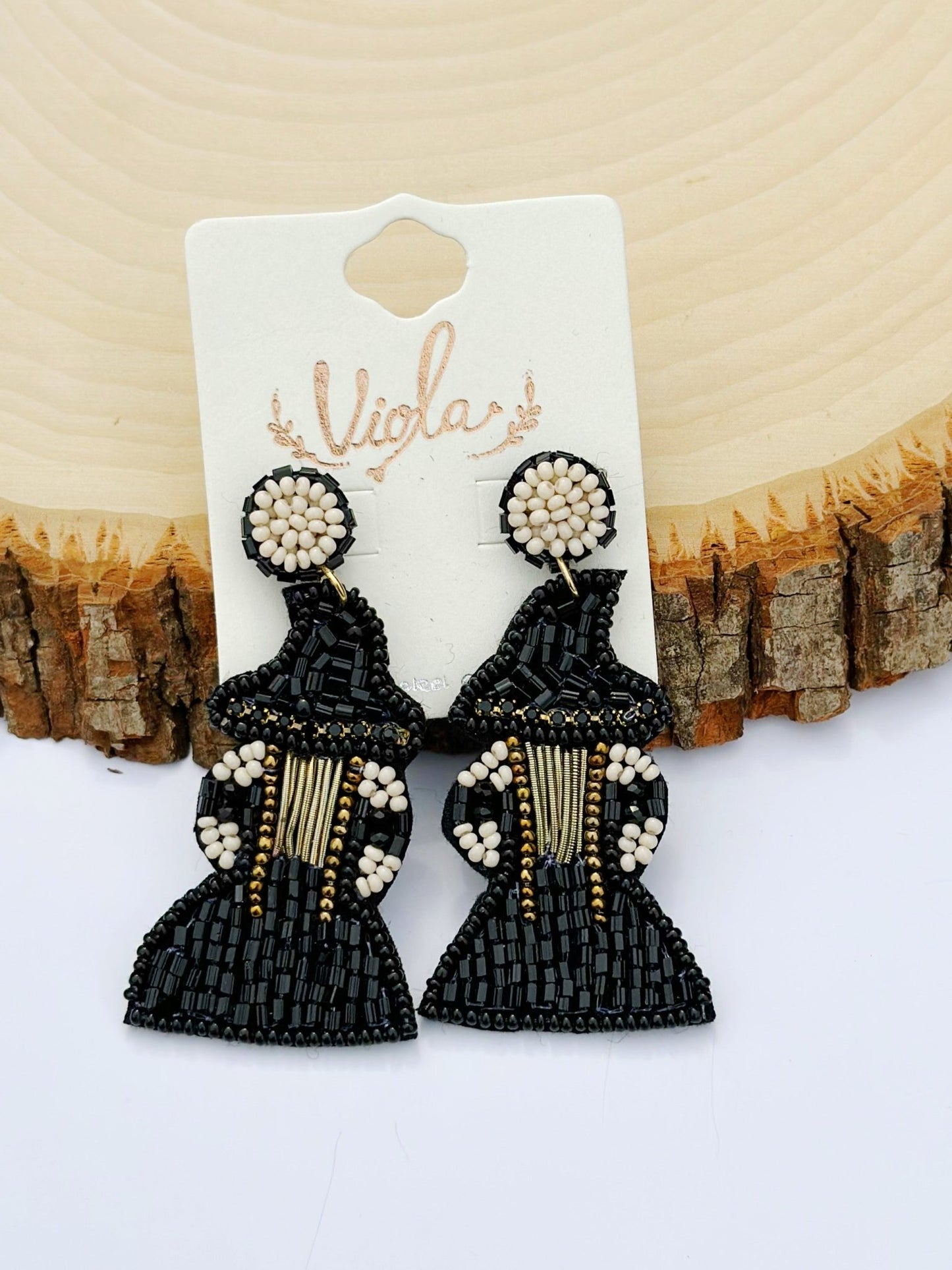 Witch Beaded Earrings - Mercantile213